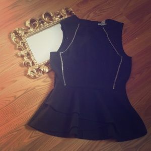 H&M work pelplum shirt (8)